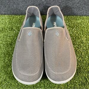 Olukai Nohea Pae Shoes Mens Size 9 Brown Mesh Slip On Comfort Walking Sneakers